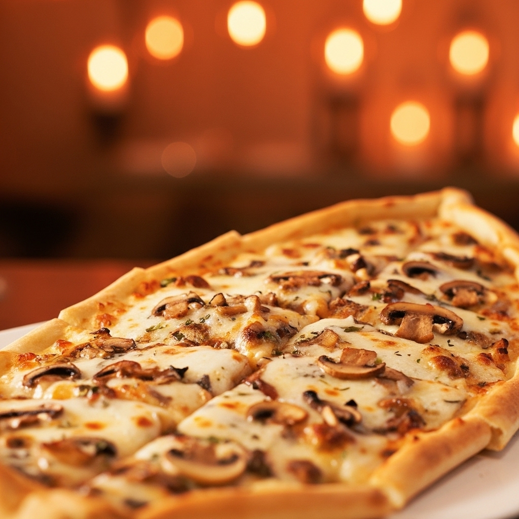 Mantarlı Kuşbaşılı Pide